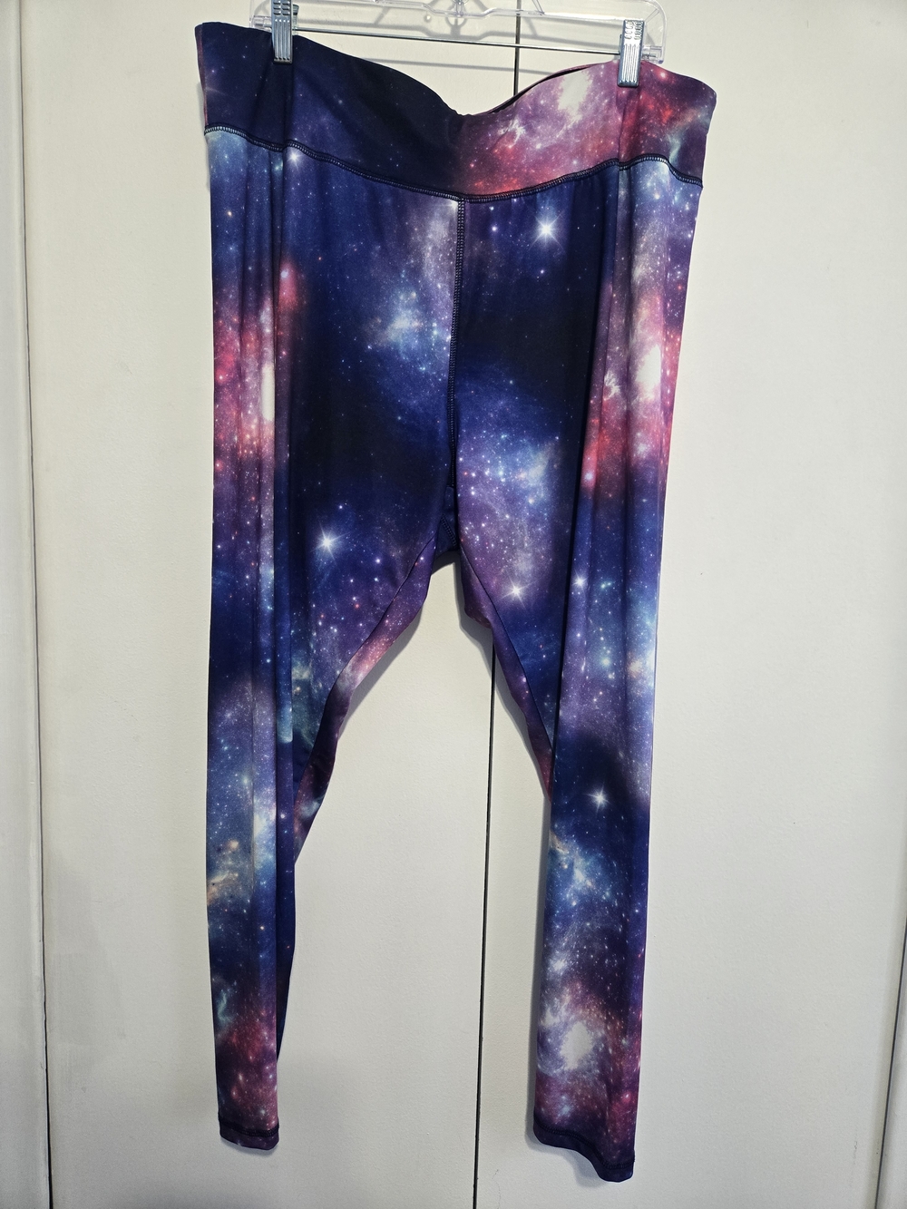 Zone Pro‎ Galaxy Print Leggings 3X High Rise Space Print Athletic Stretch Pants